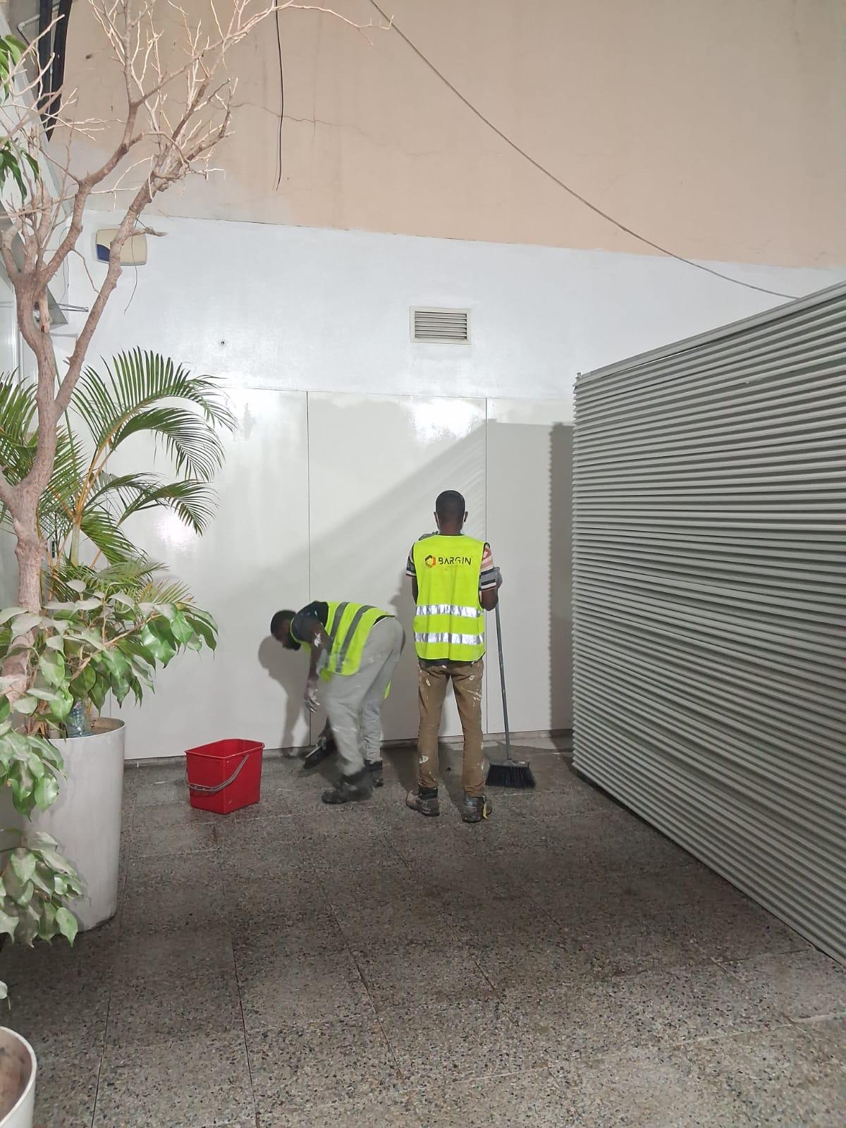 Construção de uma plataforma metálica — imagem 8